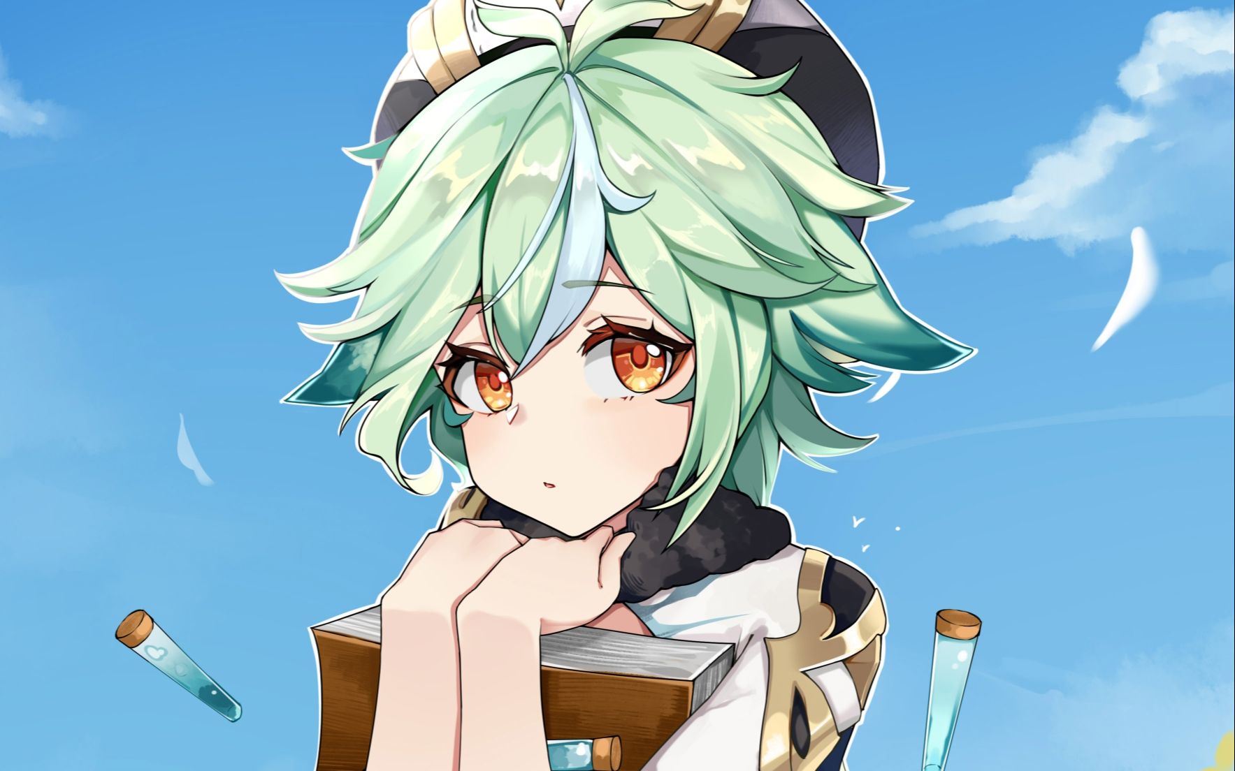 [原神] 2.2深渊全四星角色 砂糖武装   冰火轮