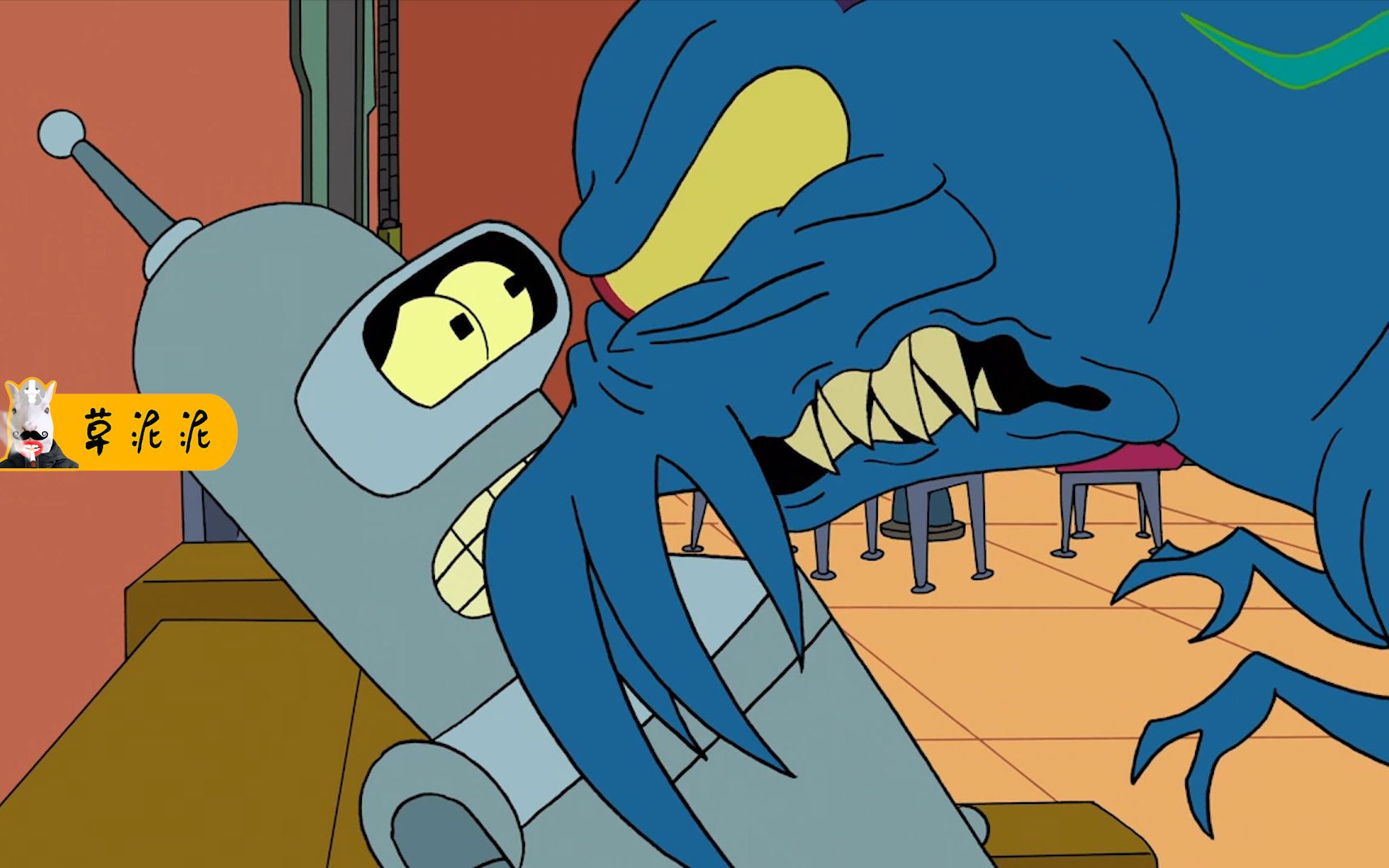 草史上最硬核宠物食骨兽一口咬断班德胳膊舔一口就腐蚀皮肤飞出个未来