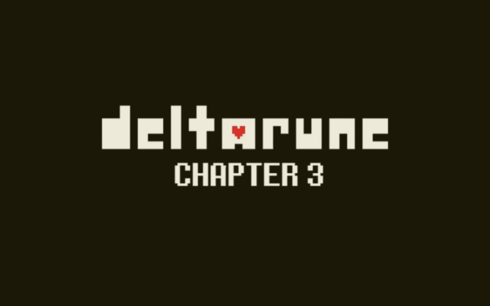 [图]deltarune三角符文官方版第三章(测试)全流程生肉！【deltarune/测试/“全站第一”】