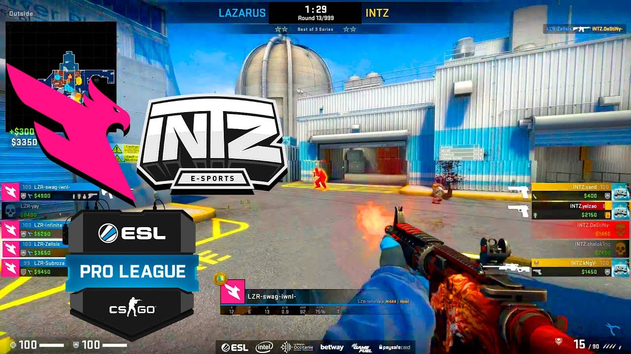 [图]【CSGO】Lazarus vs INTZ - ESL Pro League Pre-relegation - BEST MOMENTS | CSGO