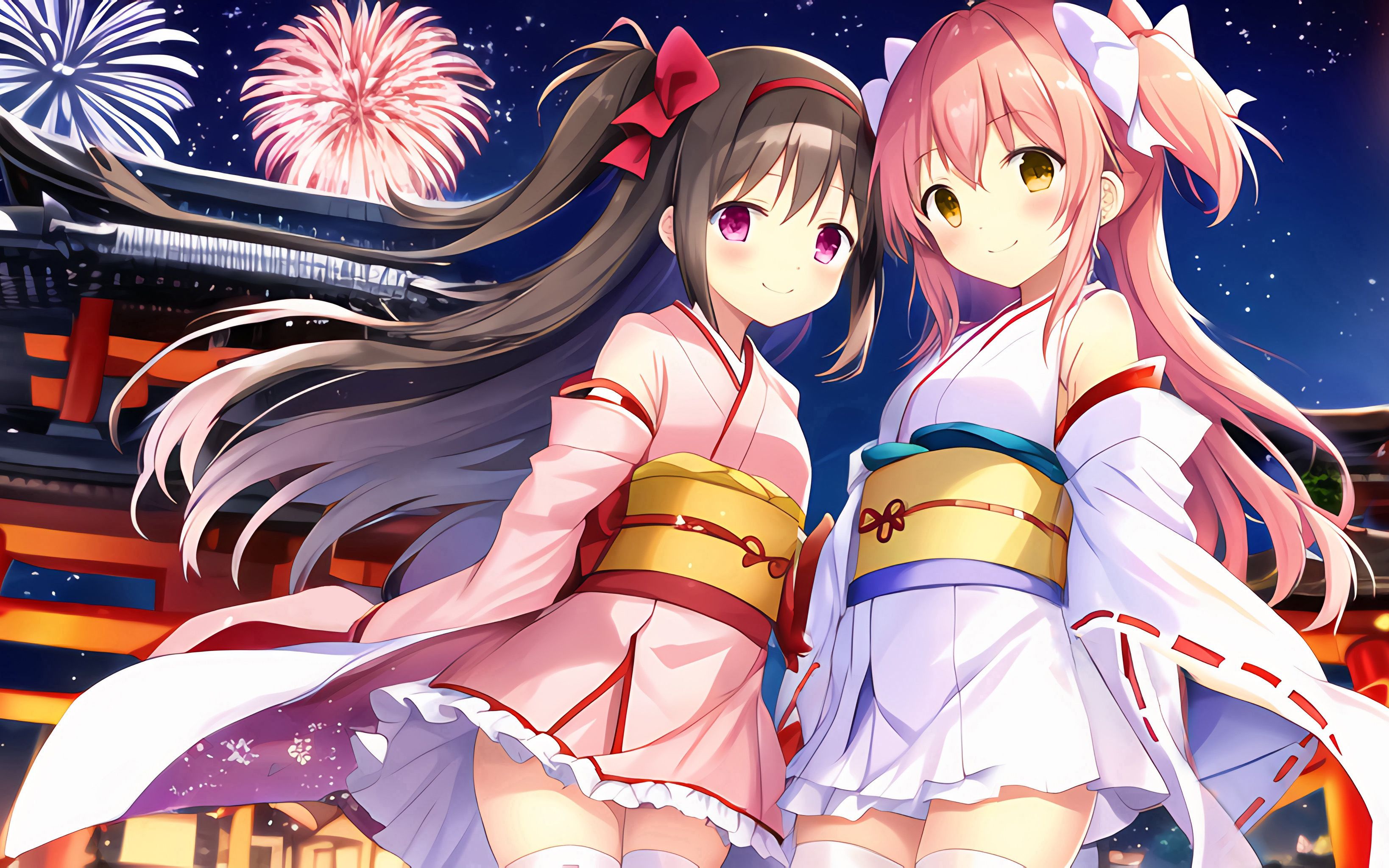 【魔法少女小圆/跨越时空的思念/圆焰/amv】短暂而