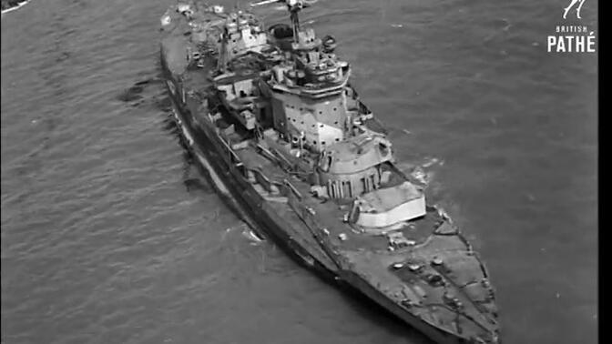 “厌战”号战列舰和Samtampa货轮残骸(1947)