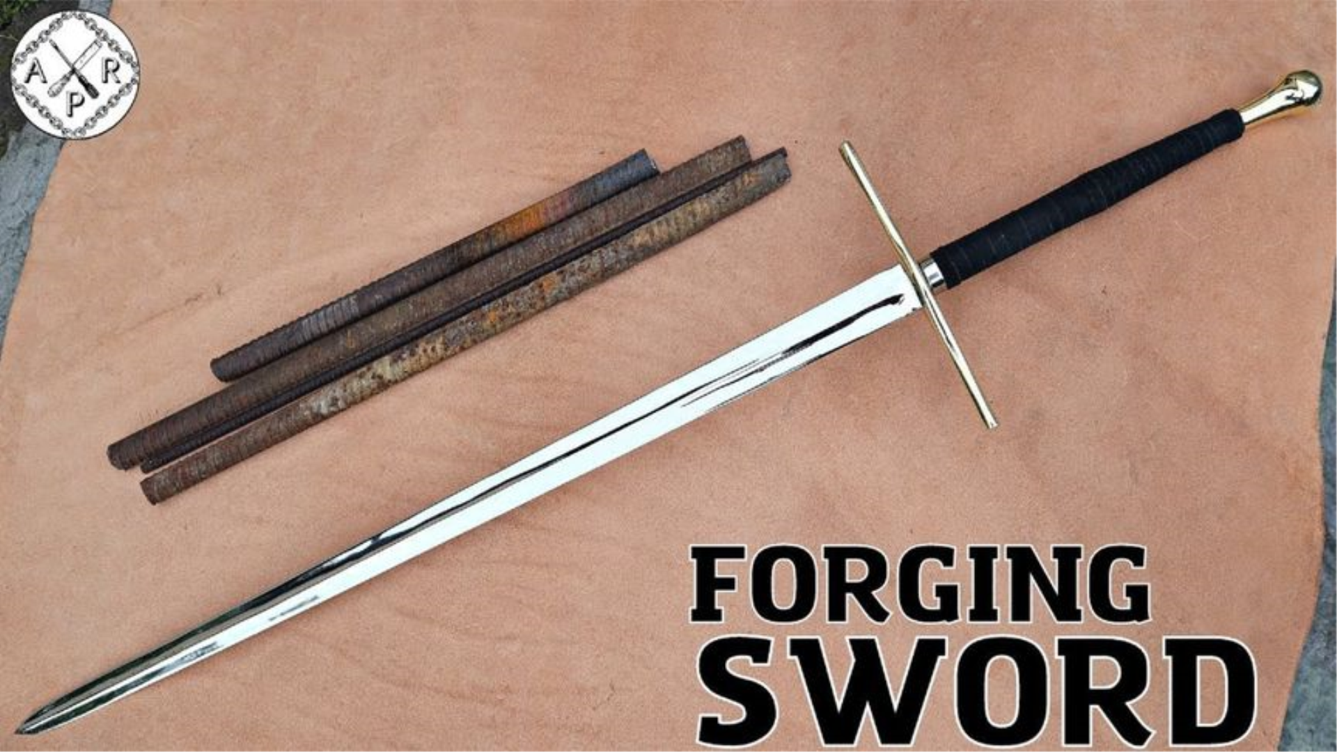 用生锈的钢筋铸造一把欧洲双手剑,威力巨大,一剑可斩万物!