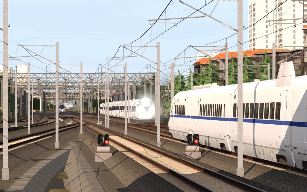 【实况模拟列车2019】g7358动车坡下坡