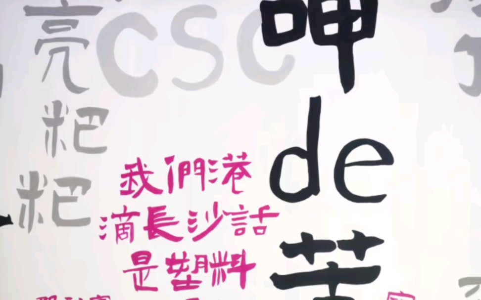 餐厅网红打卡墙—长沙话