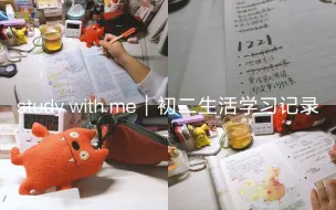 Download Video: study with me｜初二生活学习记录vlog/周一周二