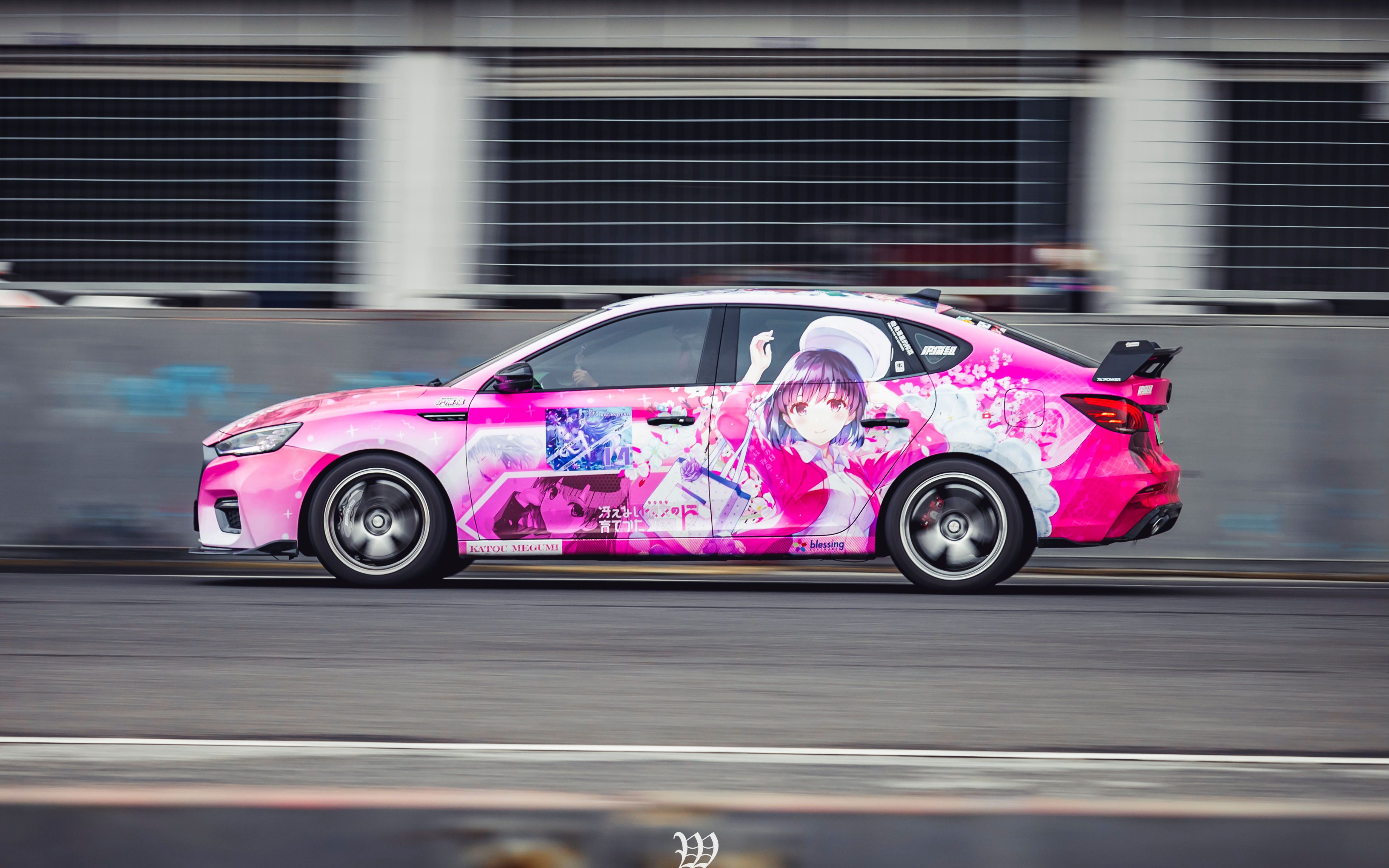 带着老婆下赛道,加藤惠痛车天马赛车场半湿地1分23记录_哔哩哔哩_bili