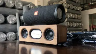 Diy胡桃木蓝牙音箱对比jbl charge 4试音