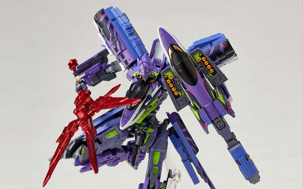 「轉載レオンチャンネル」海洋堂-新幹線變形機器人-「500 type eva」