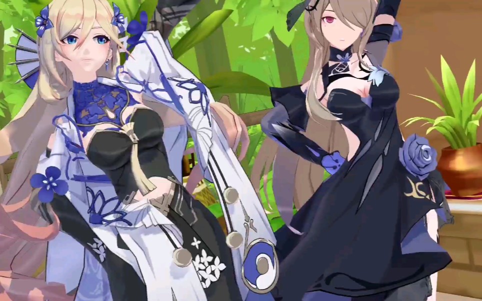 【崩坏三mmd】丽塔和呆鹅想和阿番谈一场甜甜的恋爱_哔哩哔哩 (゜-゜)