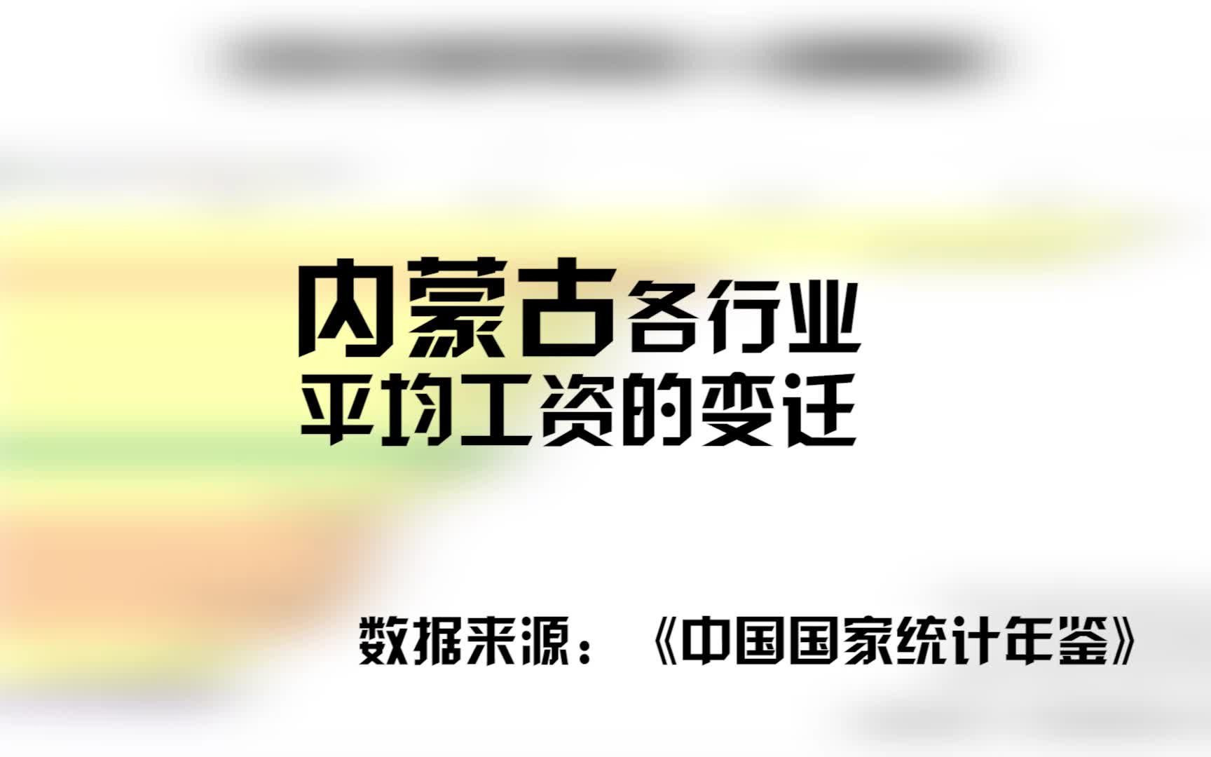 内蒙古各行业平均工资变动趋势哔哩哔哩bilibili