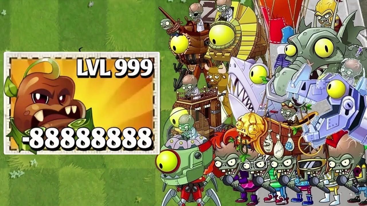 植物大战僵尸:爆炸坚果巴豆合体vs数百小鬼僵尸!结局你猜是啥?