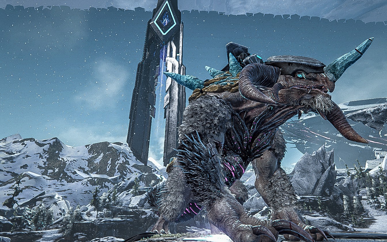 方舟:驯服寒冰泰坦boss,冰原中最强大的生物【灭绝09】