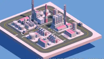 【C4D经典案例赏析】模拟微型工厂让感受一下C4D的强大