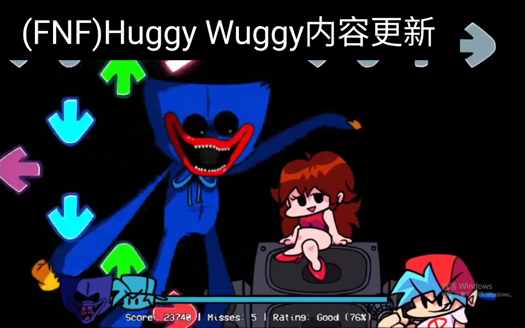 [图](FNF)Huggy Wuggy模组更新 新内容