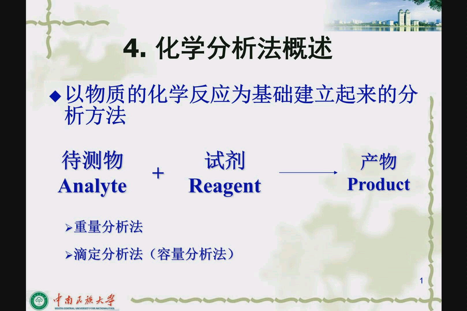 化学分析概论导读哔哩哔哩bilibili