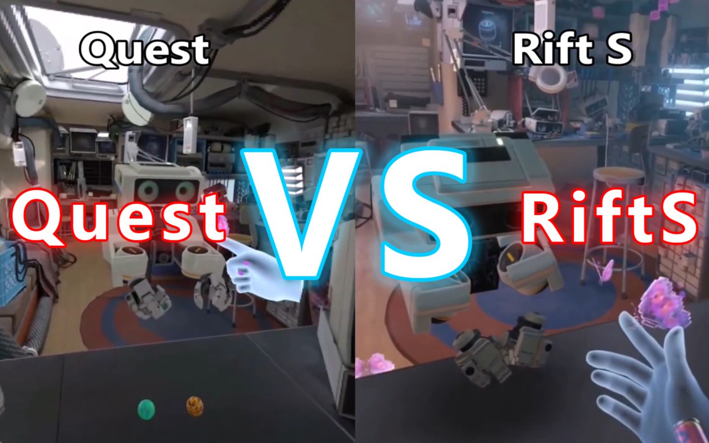 Oculus Quest Vs Rift S 画面对比!没有伤害!哔哩哔哩bilibili