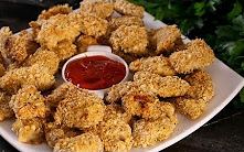 [图]帕玛森烤鸡块 Baked Parmesan Chicken Bites