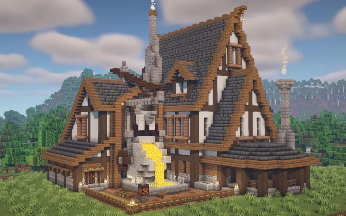 【我的世界】建筑教学:中世纪铁匠铺part 1