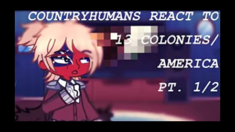 【ch/react】二倍速注意】PAST COUNTRYHUMANS REACT TO 13 COLONIESAMERICA pt.1哔哩哔哩bilibili