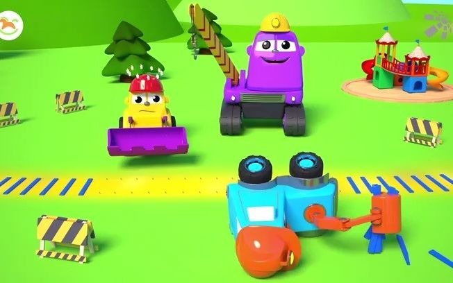 工程车四兄弟_第一季第5集05多层停车场