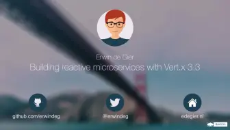 Building reactive microservices with Vert.x 3.3 by Erwin de Gier - ho9QSSPVJVU