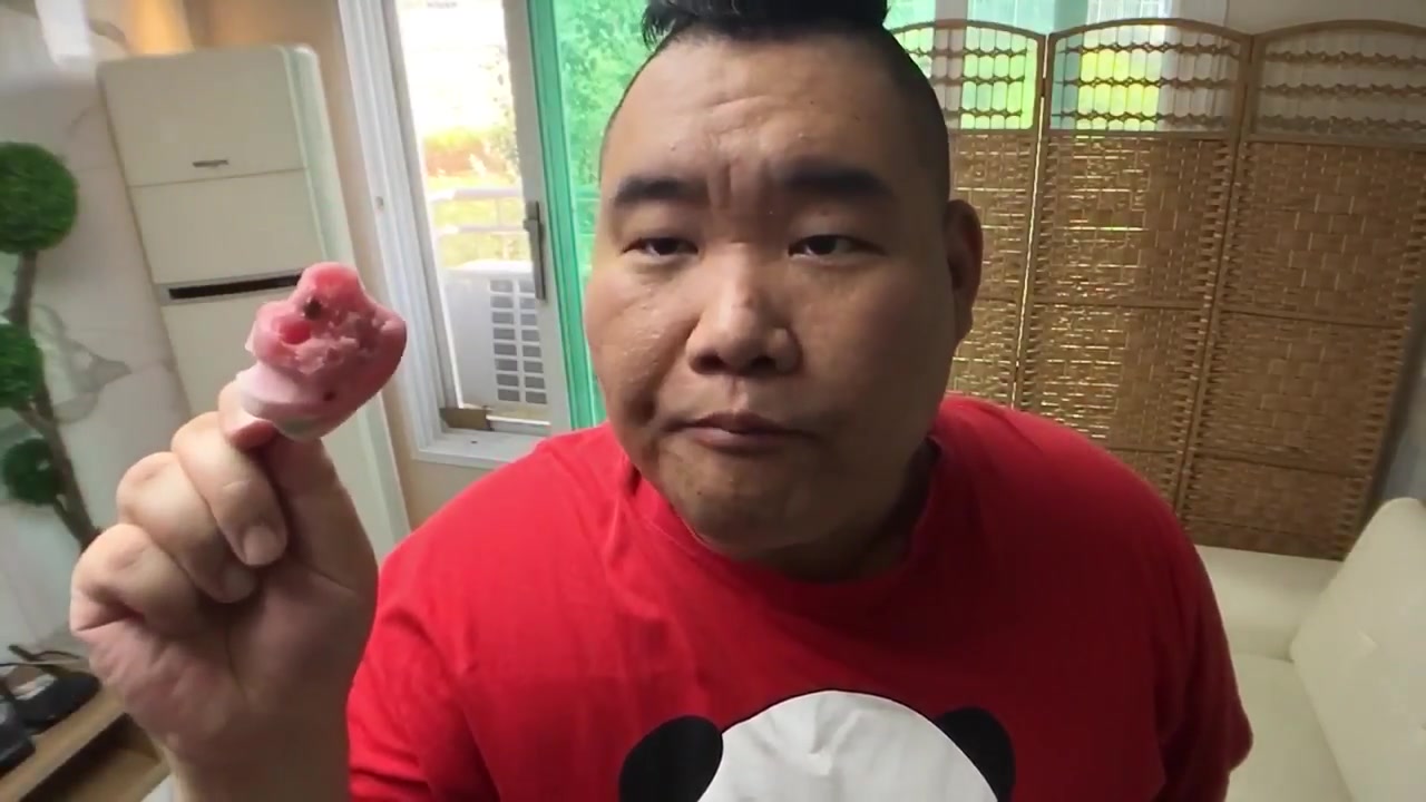 【韩国吃播】胖哥吃西瓜冰棍