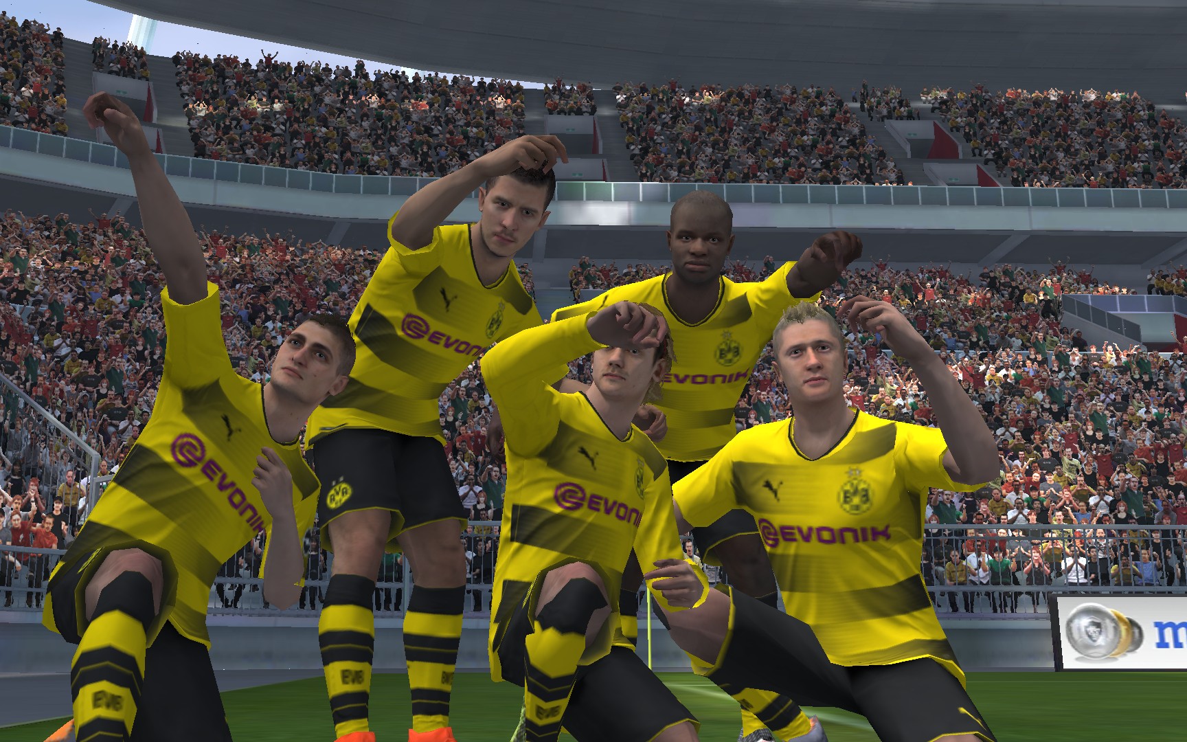 实况足球 pes2019手机版 精彩进球5佳球