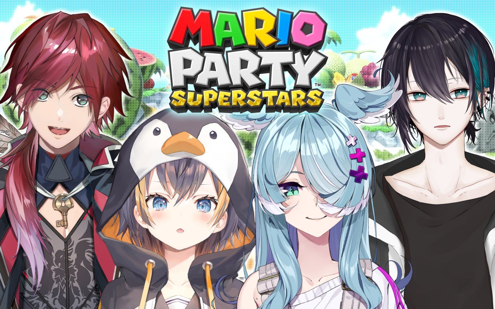 [图]【生/MARIO PARTY SUPERSTARS】パーティーの時間だー！【NIJISANJI EN | Petra Gurin】