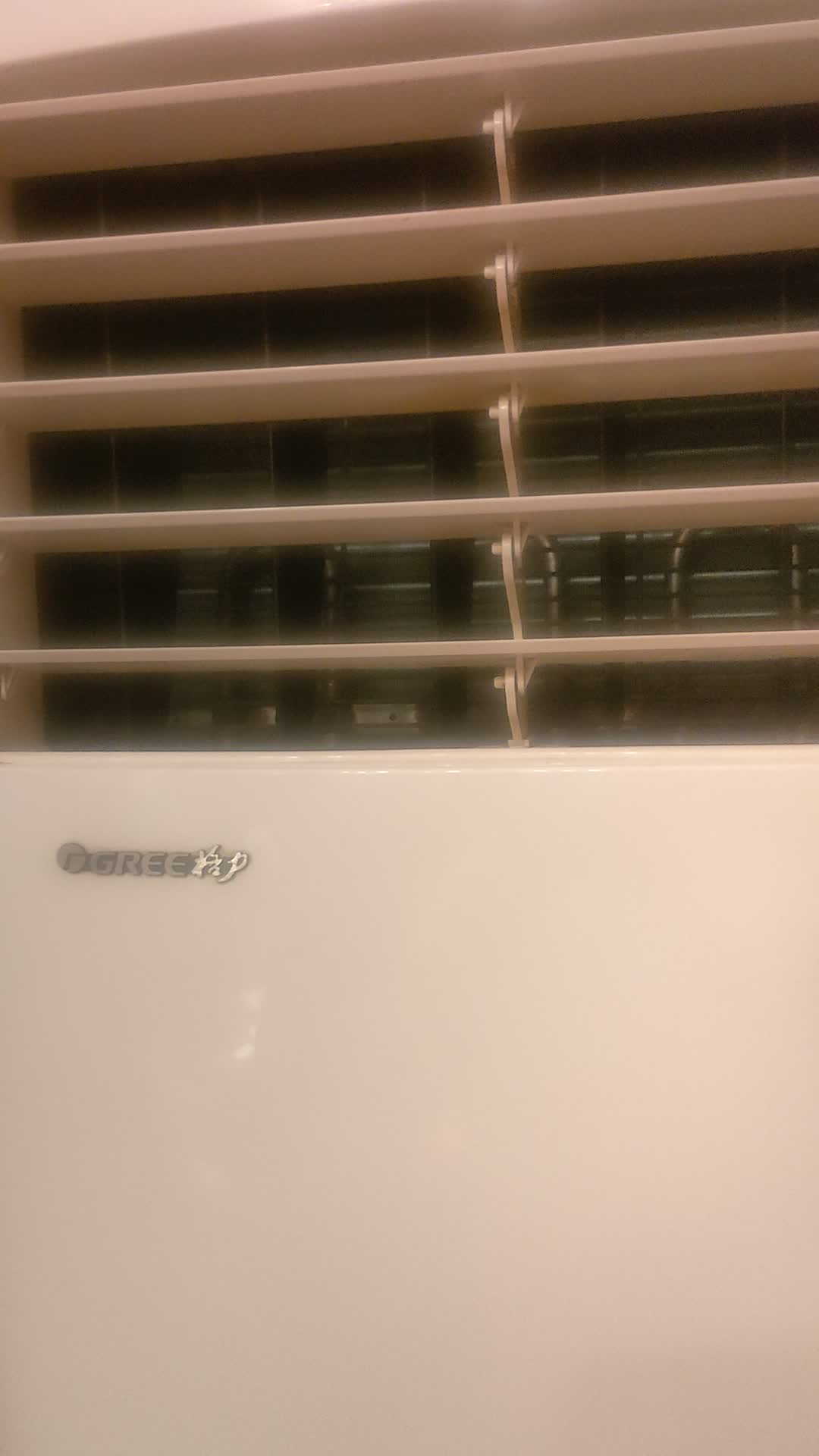 某餐厅的格力空调悦风系列试机运行