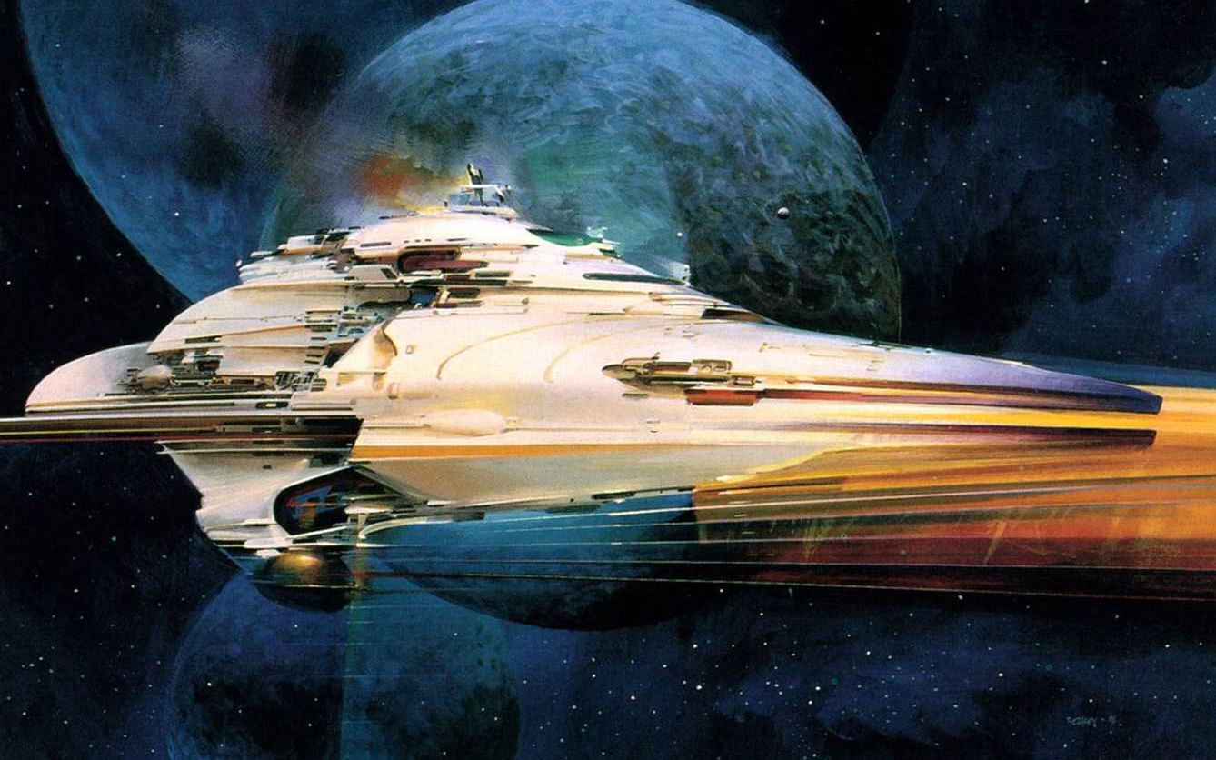 史上最强科幻飞船画家约翰·伯奇(john berkey)_哔哩哔哩 (゜-゜)つロ