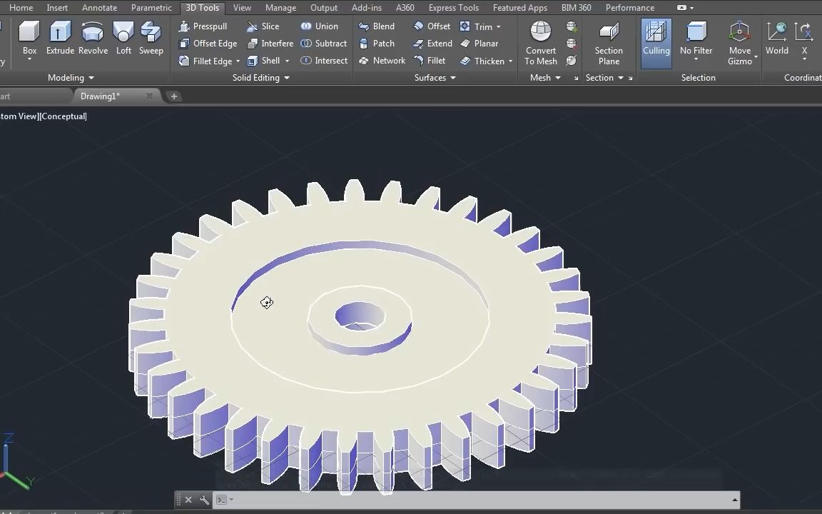 CAD 3D 三维齿轮绘图实例哔哩哔哩bilibili