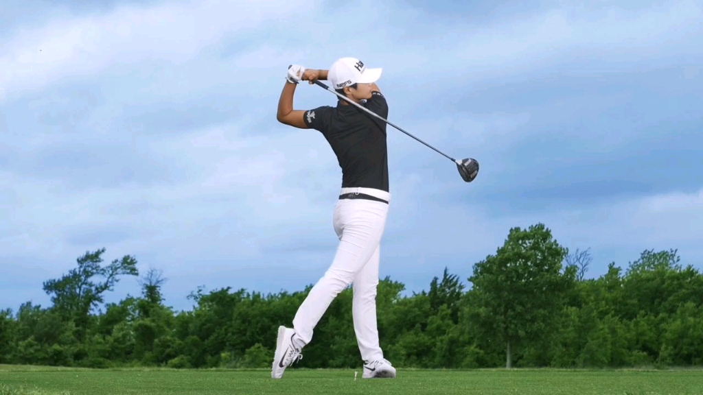 高尔夫最美挥杆,第1讲,lpga前世界第一 朴成炫挥杆形态!