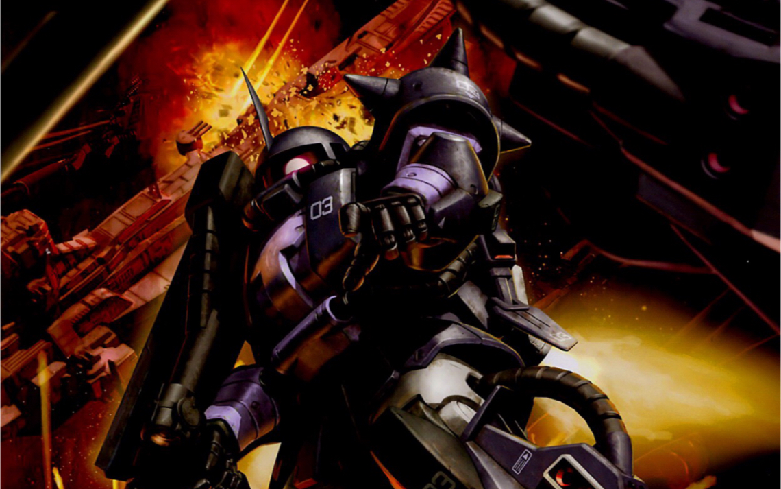 ms-06r-1a 高机动扎古Ⅱ黑色三连星专用机【万代hg uc】