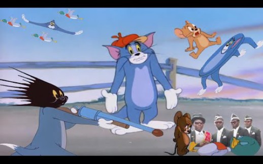 猫和老鼠poop剧场第四十二集【黑人抬棺】_哔哩哔哩_bilibili