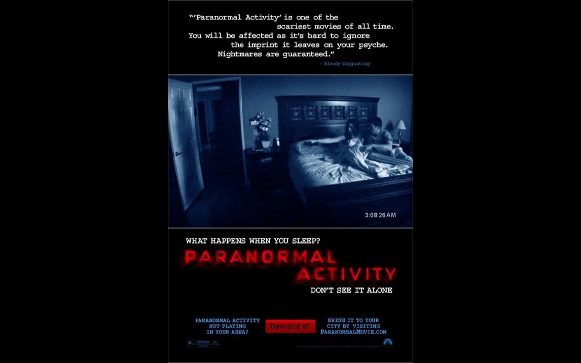 [图]《PARANORMAL ACTIVITY》TRAILERS 《超自然现象》预告片集 2009