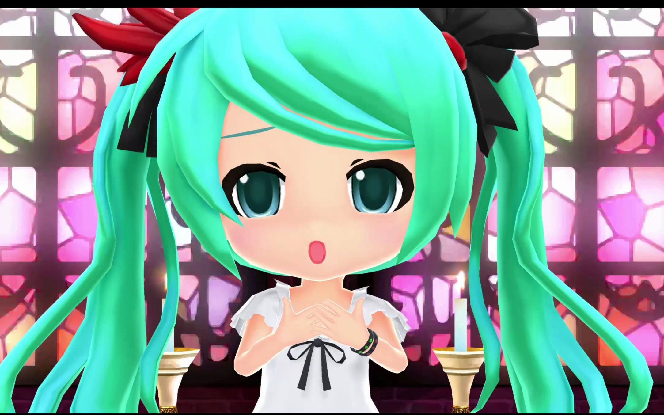 【1080p】【q版初音】《初音未来:未来计划dx》pv-the world is mine