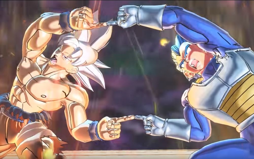 《龙珠超宇宙2》mod 自在极意功悟空&贝吉塔合体大战双全王合体!