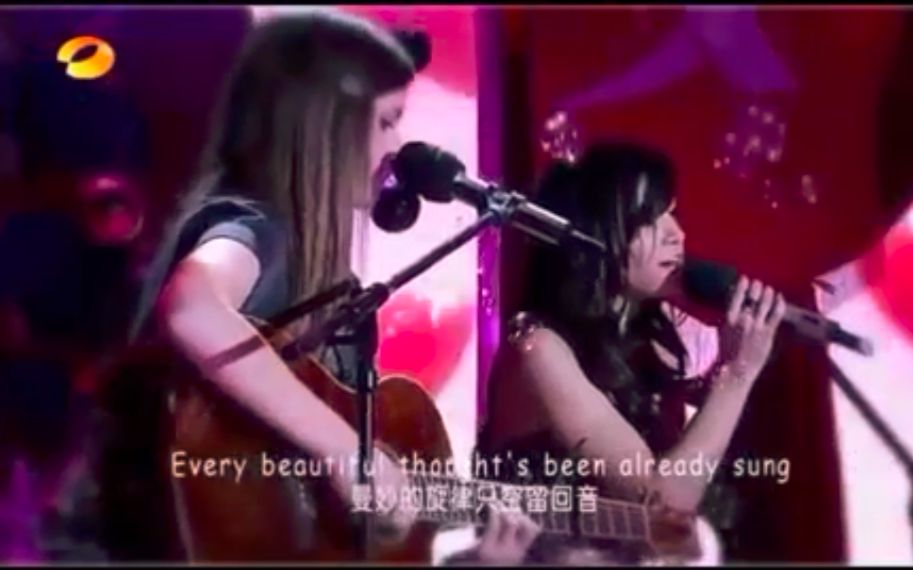 [图]111223【天天向上】Love You Like A Love Song (Tiffany Alvord × Mega