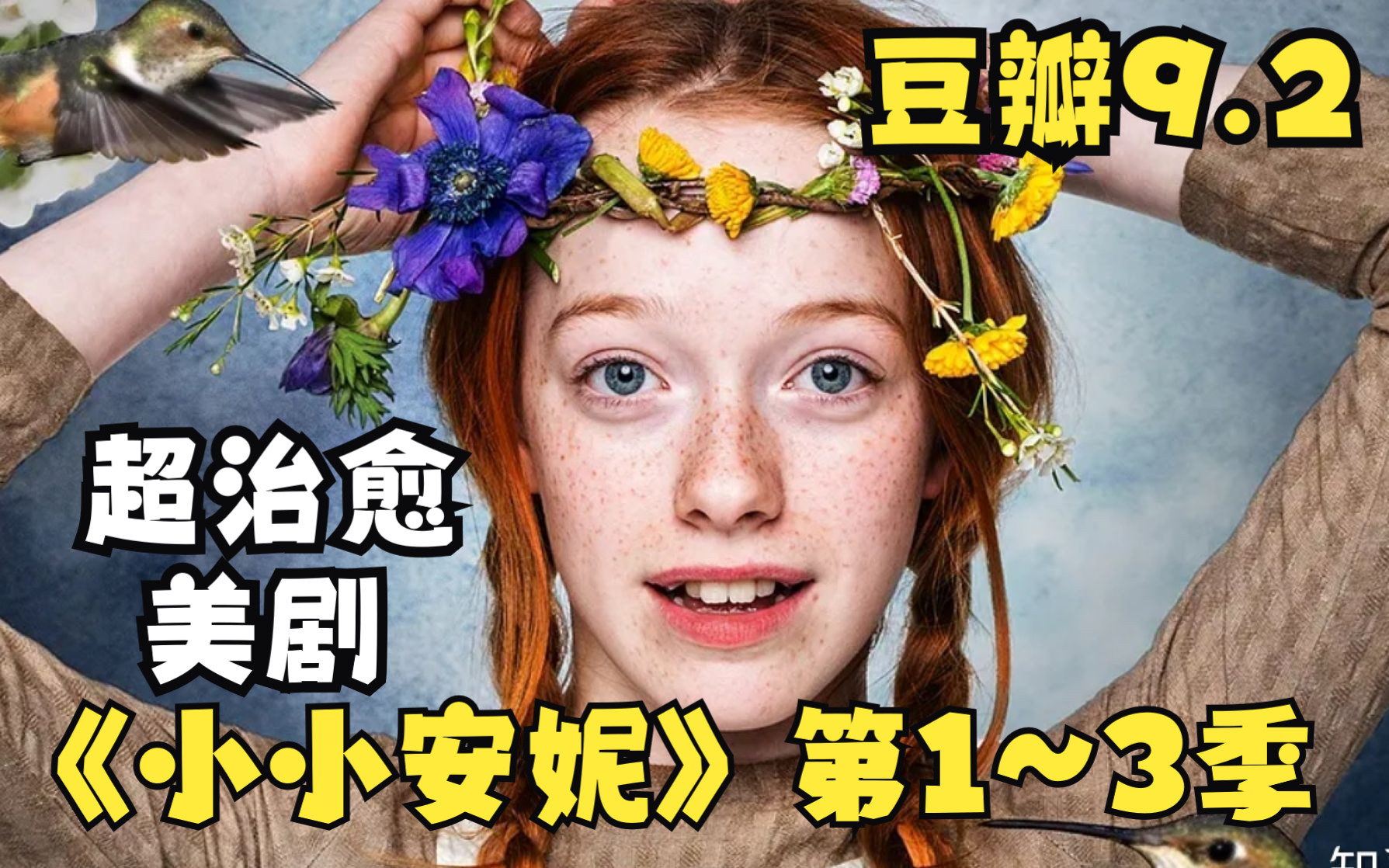 【豆瓣9.2分】一口气带你看完超治愈女孩《小小安妮》第1~3季，完整版解说