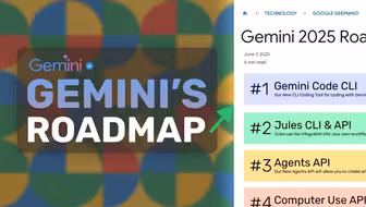谷歌正式公布Gemini 2025路线图！（Google AI Studio即将停服）