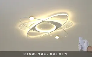 Tải video: 客厅灯现代简约大气级感星空顶吸顶灯【LJ8107白色100】