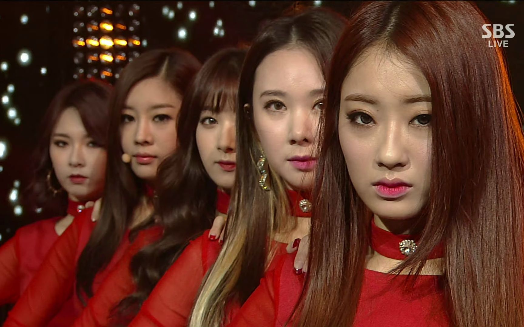 nine muses - glue (人气歌谣 live)