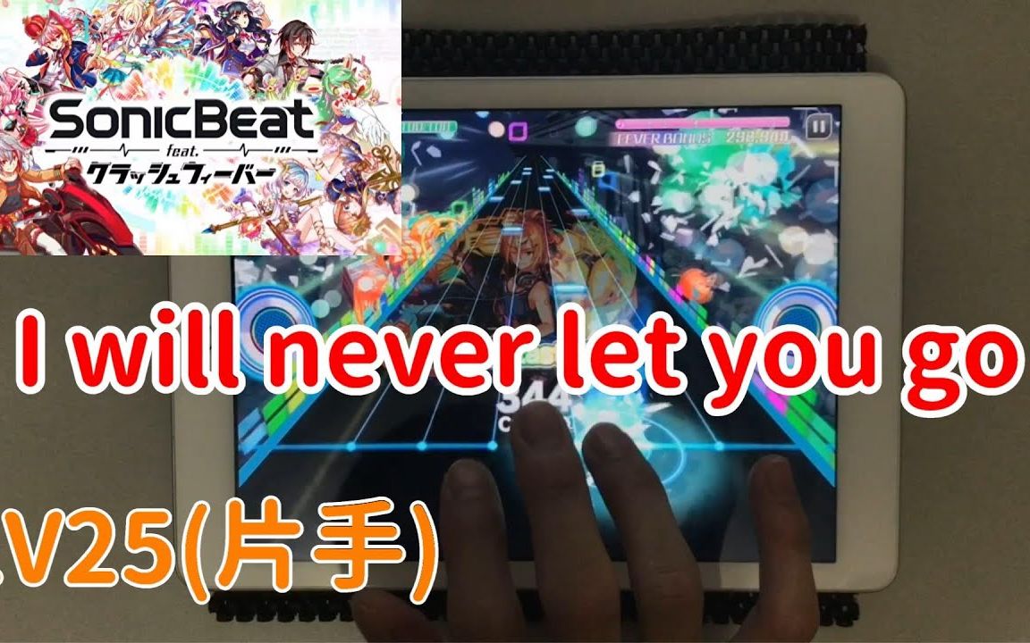 [图]【Sonic Beat feat. Crash Fever】I will never let you go (LV25) 單手