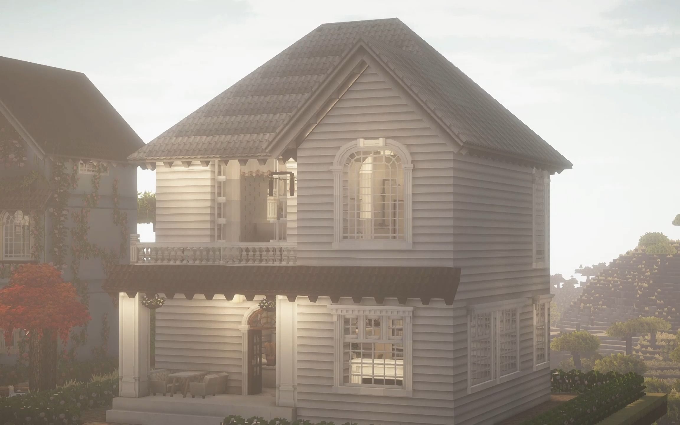 【minecraft】cocricot&minia turia 白色单人别墅