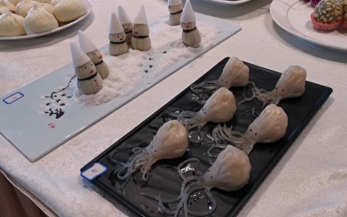 大厨们的高超技术,惊艳了全场!中式面点大赛作品好吃到爆炸
