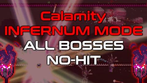 Terraria Calamity mod Boss rush no hit - BiliBili