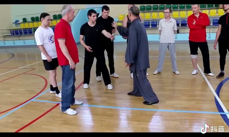 王志海师傅劈挂拳实战演示功夫真好啊