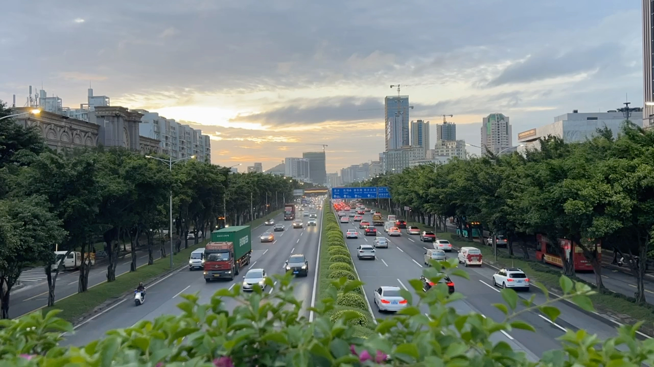 深圳g107国道延时拍摄.