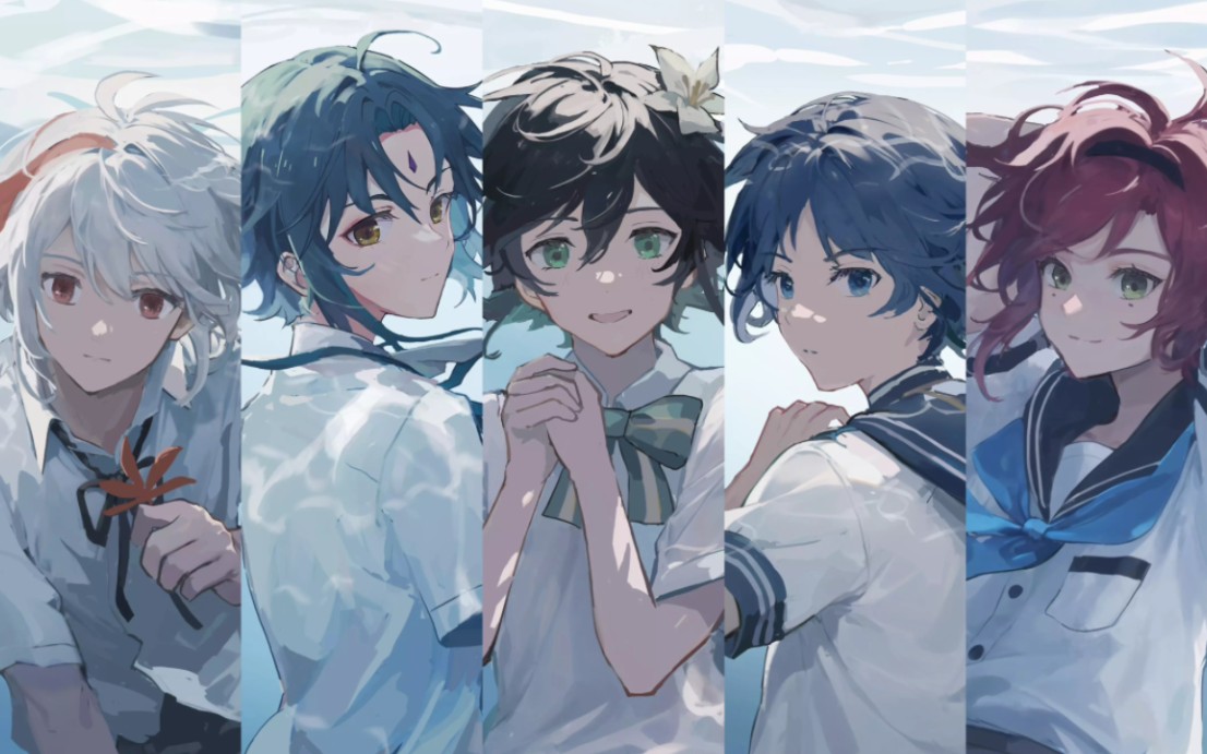 夏天和少年感风男一起来啦-浅谷斩枫-万叶永远的神!-哔哩哔哩视频